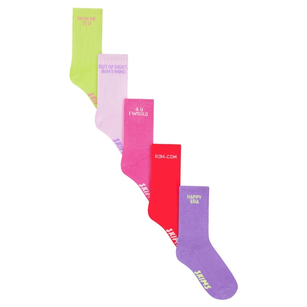 SKIMS Single Pair of Sport Crew Socks - Picture 1 of 6